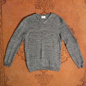 CASTRO Grey Vneck Sweater